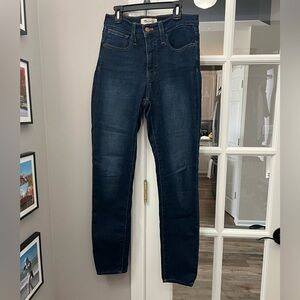 Madewell women’s sz 27 9” mid rise skinny - soft/stretchy EUC